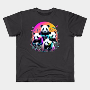 Panda Vibes Kids T-Shirt